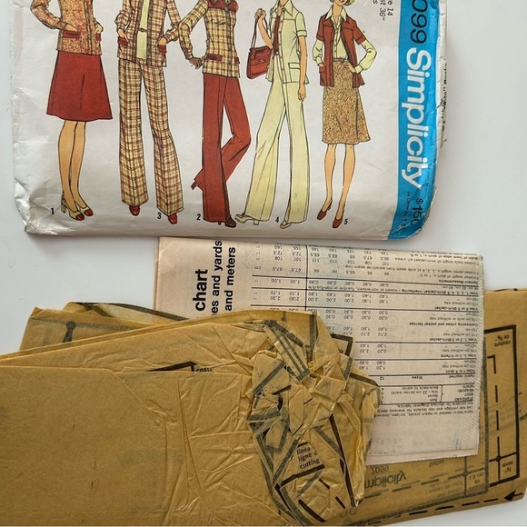 5/$25 sewing pattern woman pant and jacket 1975 size 14 🪡 - Picture 3 of 7